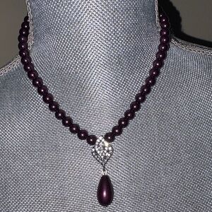 Paparazzi Deep Purple Beaded Necklace